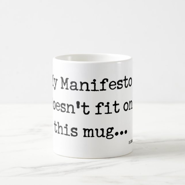 De Café Meu manifesto não cabe a caneca (Centro)