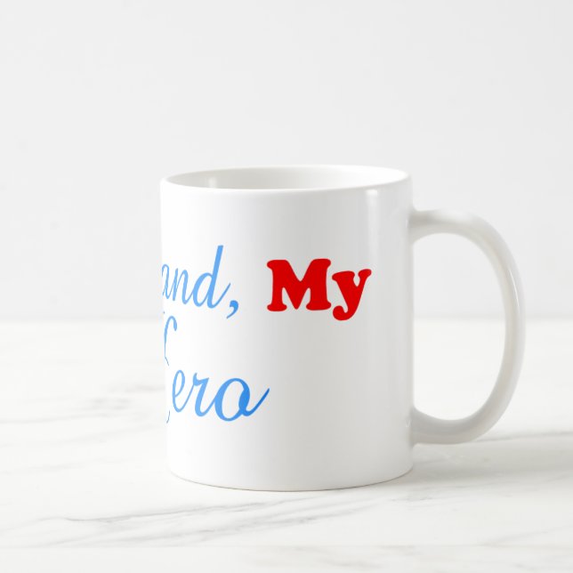 De Café Meu marido minha caneca do herói (Direita)
