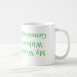 De Café Meu mundo sem caneca da árvore genealógica