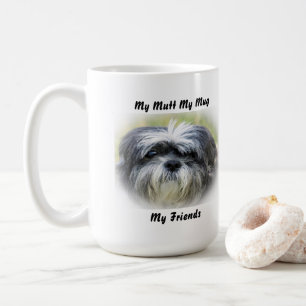De Café Meu Vira-Lata Minha Caneca Meus Amigos.