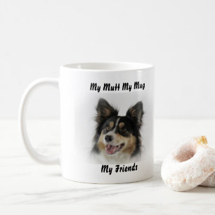 De Café Meu Vira-Lata Minha Caneca Meus Amigos.