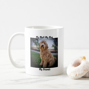 De Café Meu Vira-Lata Minha Caneca Meus Amigos.