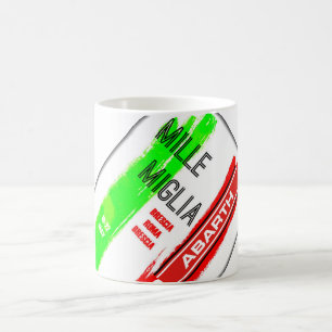 DE CAFÉ MILLE MIGLIA ABARTH QUE COMPETE A CANECA