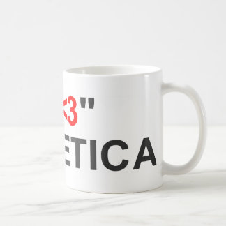 De Café Mim caneca "<3" HELVÉTICA