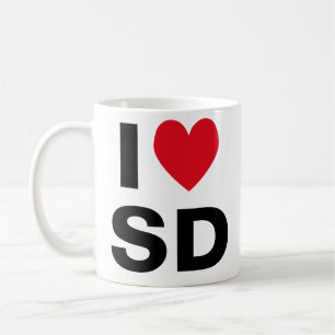 De Café Mim caneca do SD do coração