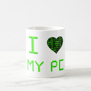 De Café Mim coração minha caneca do PC