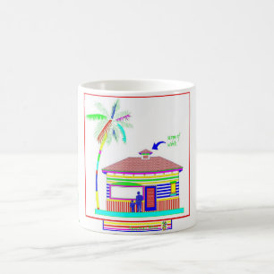 De Café Minha caneca da palmeira