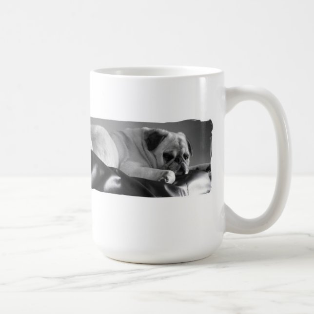 De Café Minha caneca do Pug (Direita)