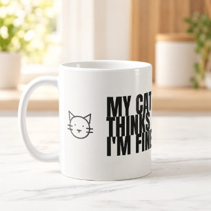 De Café Minha Caneca Engraçada do Gato