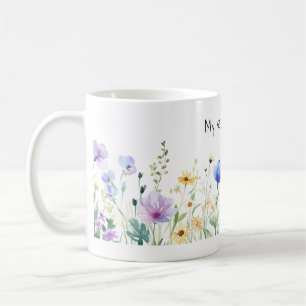 De Café Minha Caneca Serenidade com Flores Bonitas