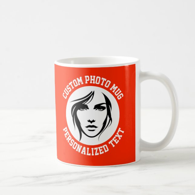 De Café Minha Face em uma Caneca Personalizada BRILHANTE V (Direita)