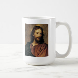 De Café Minha força na caneca do cristo