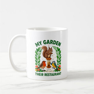 De Café Minha Horta O Restaurante Deles Caneca Esquilo Eng