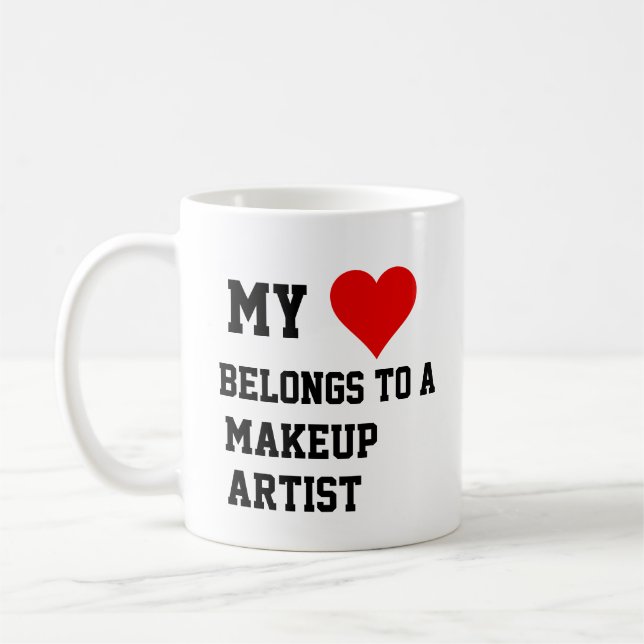 De Café Minha Pertence A Uma Caneca Artista Makeup (Esquerda)
