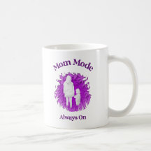 Modo Mamãe Sempre Ativo – Caneca Divertida para Mã
