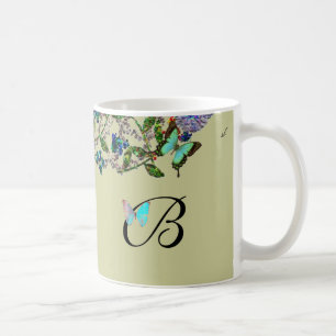 De Café Monogramed Bejeweled a caneca