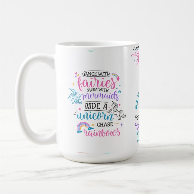 De Café Montar uma caneca Unicorn (Esquerda)