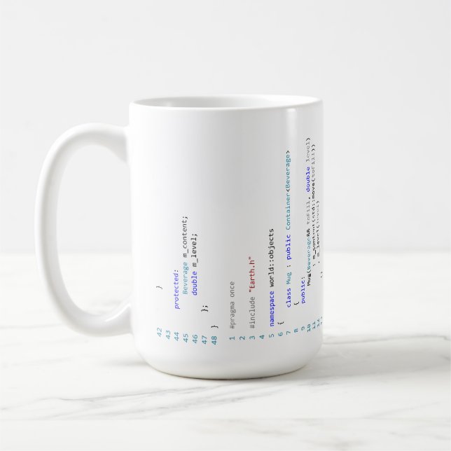 De Café Mug.cpp: Caneca para C++ Programadores (Esquerda)