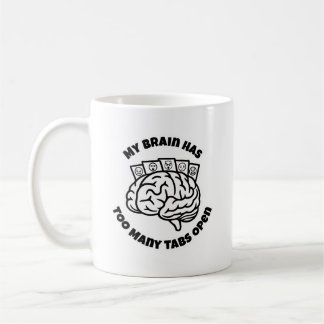 De Café Muitas Abas – Caneca Divertida para Pensadores Exc