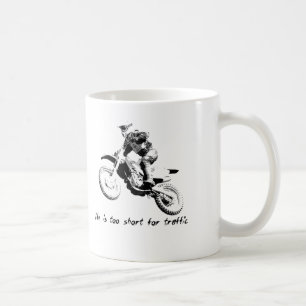 De Café Muito Baixo Para o Tráfego - Moto Motocross Caneca