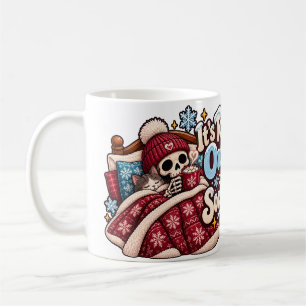 De Café Muito Frio Lá Fora para Socializar Caneca Engraçad