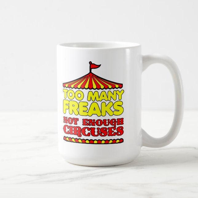 De Café Muitos Loucos Caneca Divertida (Direita)