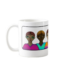 Mulheres Alinhadas. Caneca