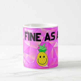 De Café multa como um abacaxi 11 onças. Caneca