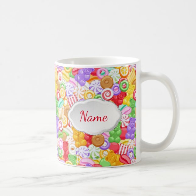 De Café Multi caneca personalizada da cor doces (Direita)