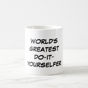 De Café "Mundo grande Fazer-ele-Yourselfer" caneca
