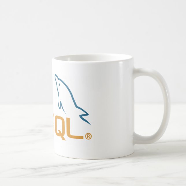 De Café MySQL - caneca para sysadmins (Direita)