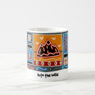 De Café Na caneca selvagem
