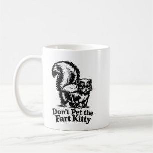 De Café Não acaricie a caneca do gatinho que peida