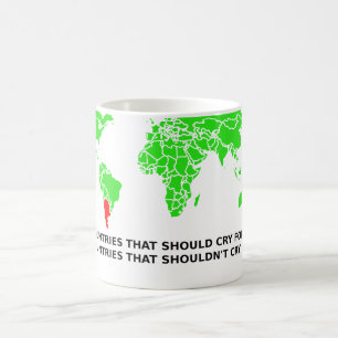 De Café Não Chore Por Mim Argentina Caneca Divertida