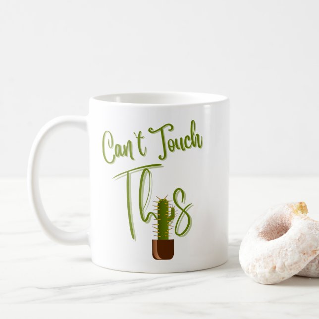 De Café Não consigo tocar nesta caneca (Com Donut)