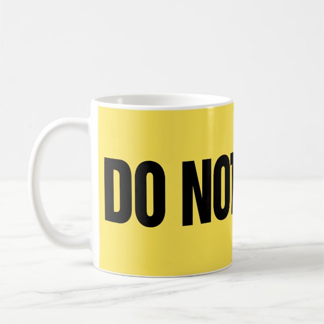 De Café Não cruze a caneca (Esquerda)