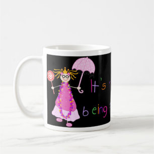 De Café Não é ser fácil uma princesa Caneca