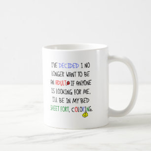 De Café Não é uma caneca engraçada para adultos