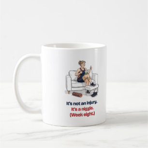 De Café Não é uma Lesão, Apenas uma Dorzinha Caneca Engraç