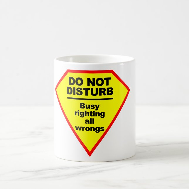 De Café Não Incomodar a caneca (Centro)