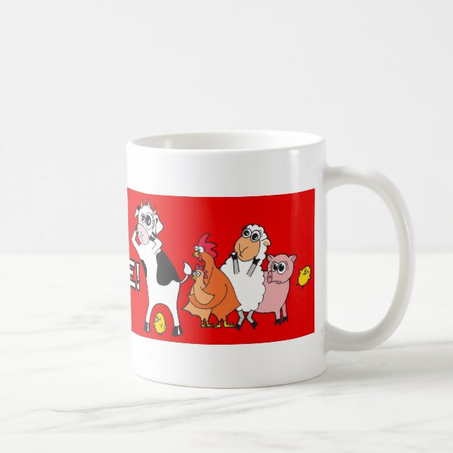 De Café NÃO ME COMA! Caneca do ™ (Direita)