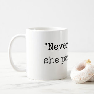 De Café "Não obstante, persistiu" caneca ou copo