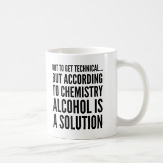 De Café Não obter o álcool técnico é uma caneca da solução