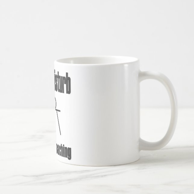 De Café Não perturbe a caneca do exame (Direita)