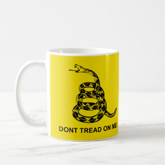 De Café Não pise em mim a caneca