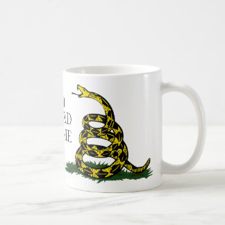 De Café Não pise em mim a caneca