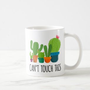 De Café Não pode tocar nesta - a caneca do cacto