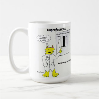 De Café Não profissional: Caneca má do cientista