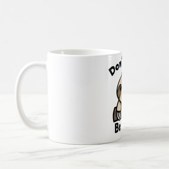 De Café Não se apresse, seja-se caneca feliz da preguiça (Esquerda)