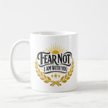 Não Temas, Estou Contigo Caneca - Isaías 41:10